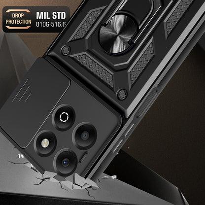 Cover til Honor X6b, Techsuit, CamShield, Sort