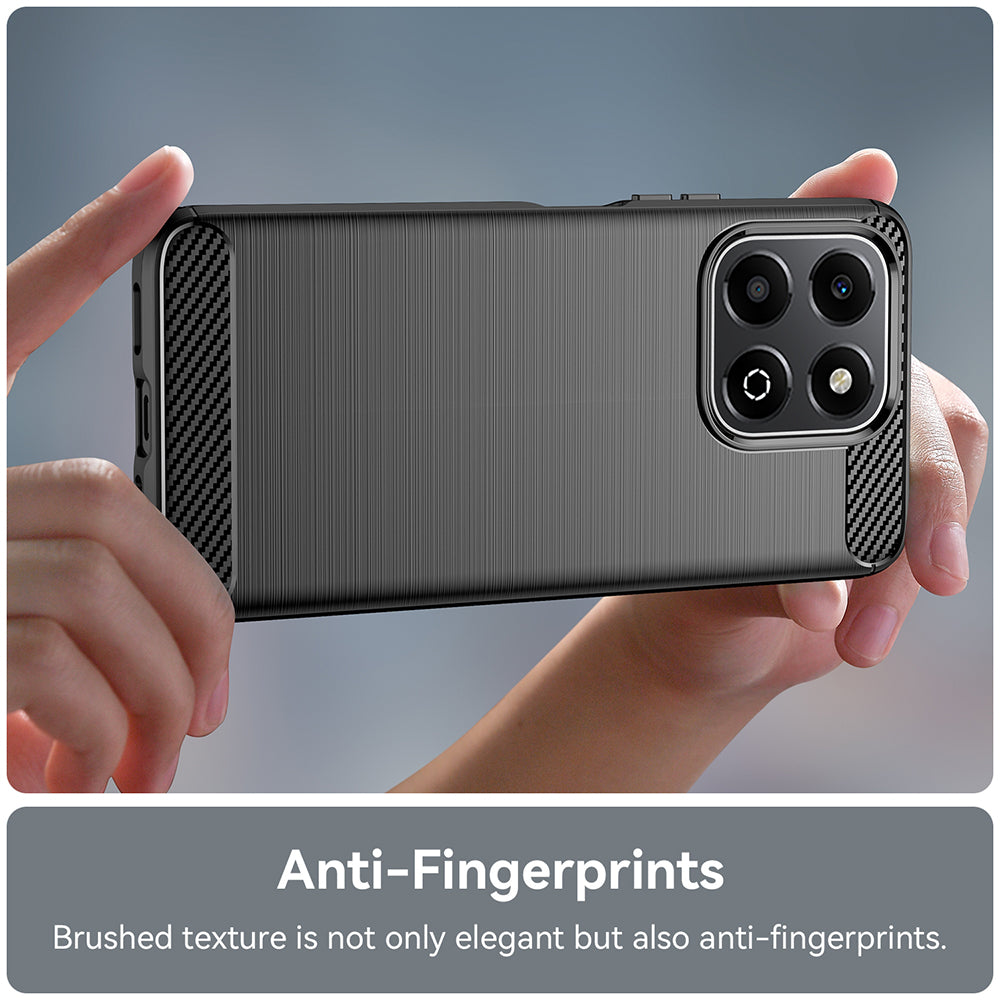 Cover til Honor X6b, Techsuit, Carbon, Sort