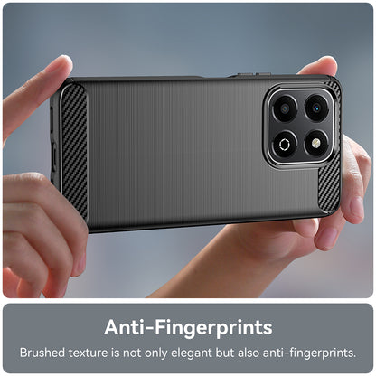 Cover til Honor X6b, Techsuit, Carbon, Sort
