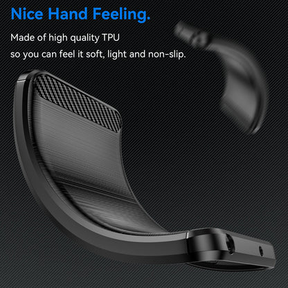 Cover til Honor X6b, Techsuit, Carbon, Sort