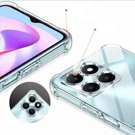 Cover til Honor X6c, Techsuit, Stødabsorberende Klar, Transparent