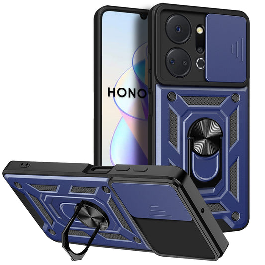Etui til Honor X7a, Techsuit, CamShield, Blå