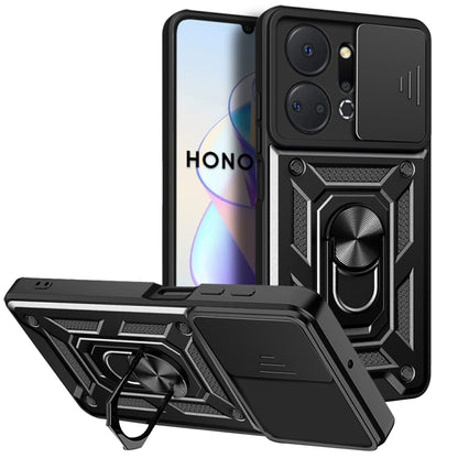 Cover til Honor X7a, Techsuit, CamShield, Sort