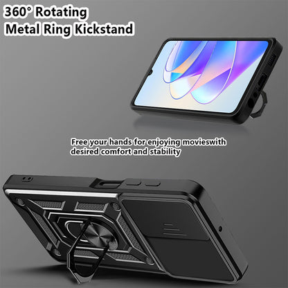 Cover til Honor X7a, Techsuit, CamShield, Sort