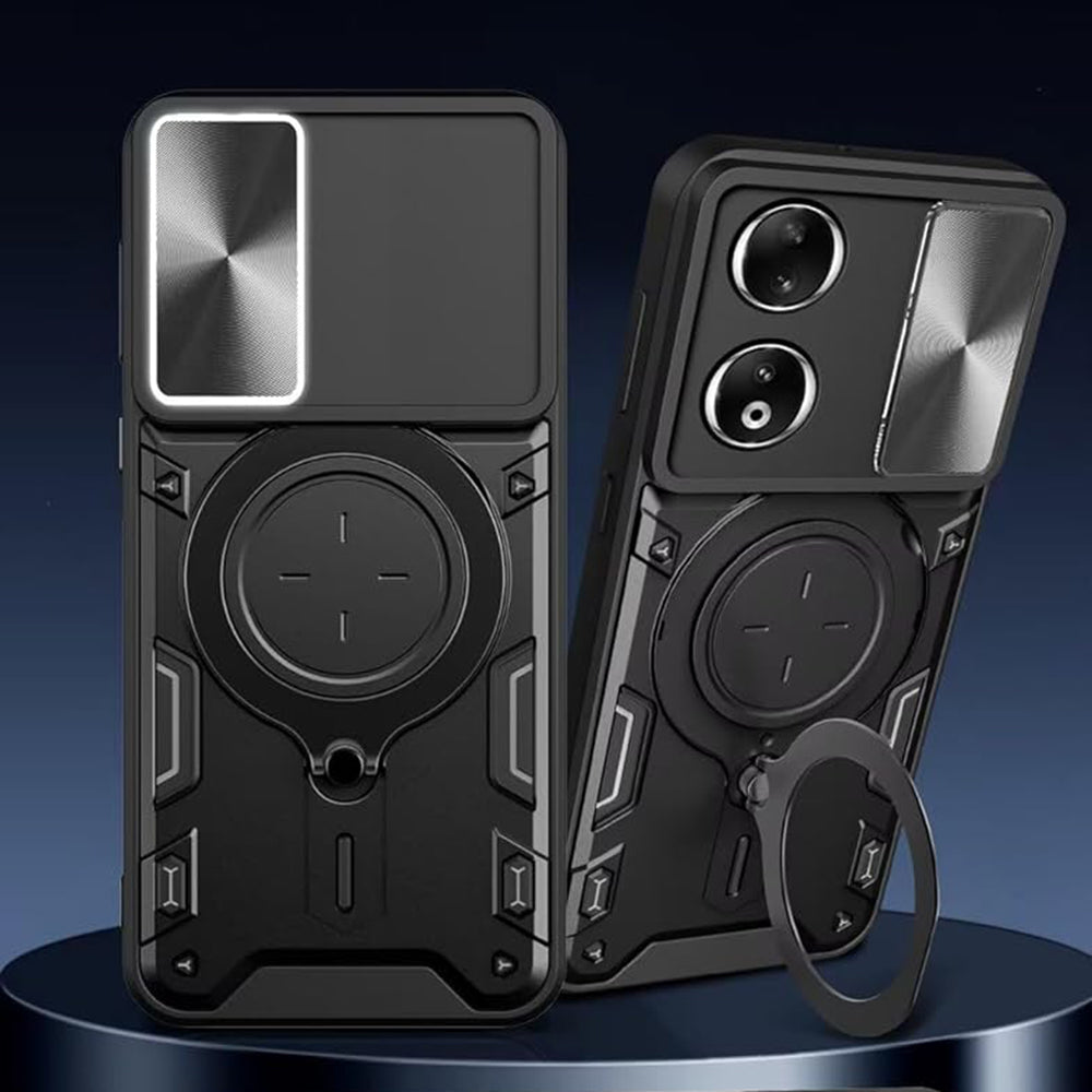 Cover til Honor X7b 5G / 90 Smart / X7b 4G, Techsuit, CamGuard Pro, Sort