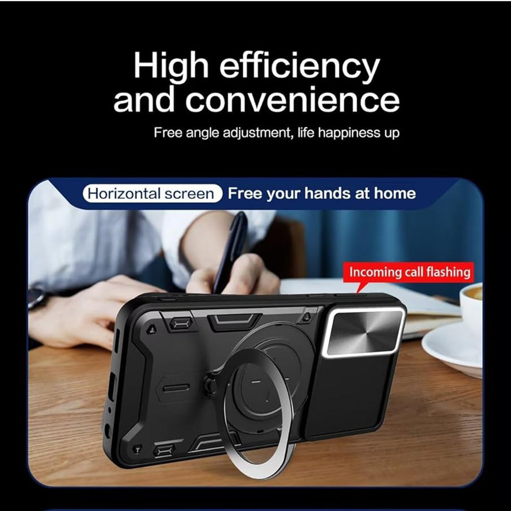 Cover til Honor X7b 5G / 90 Smart / X7b 4G, Techsuit, CamGuard Pro, Sort