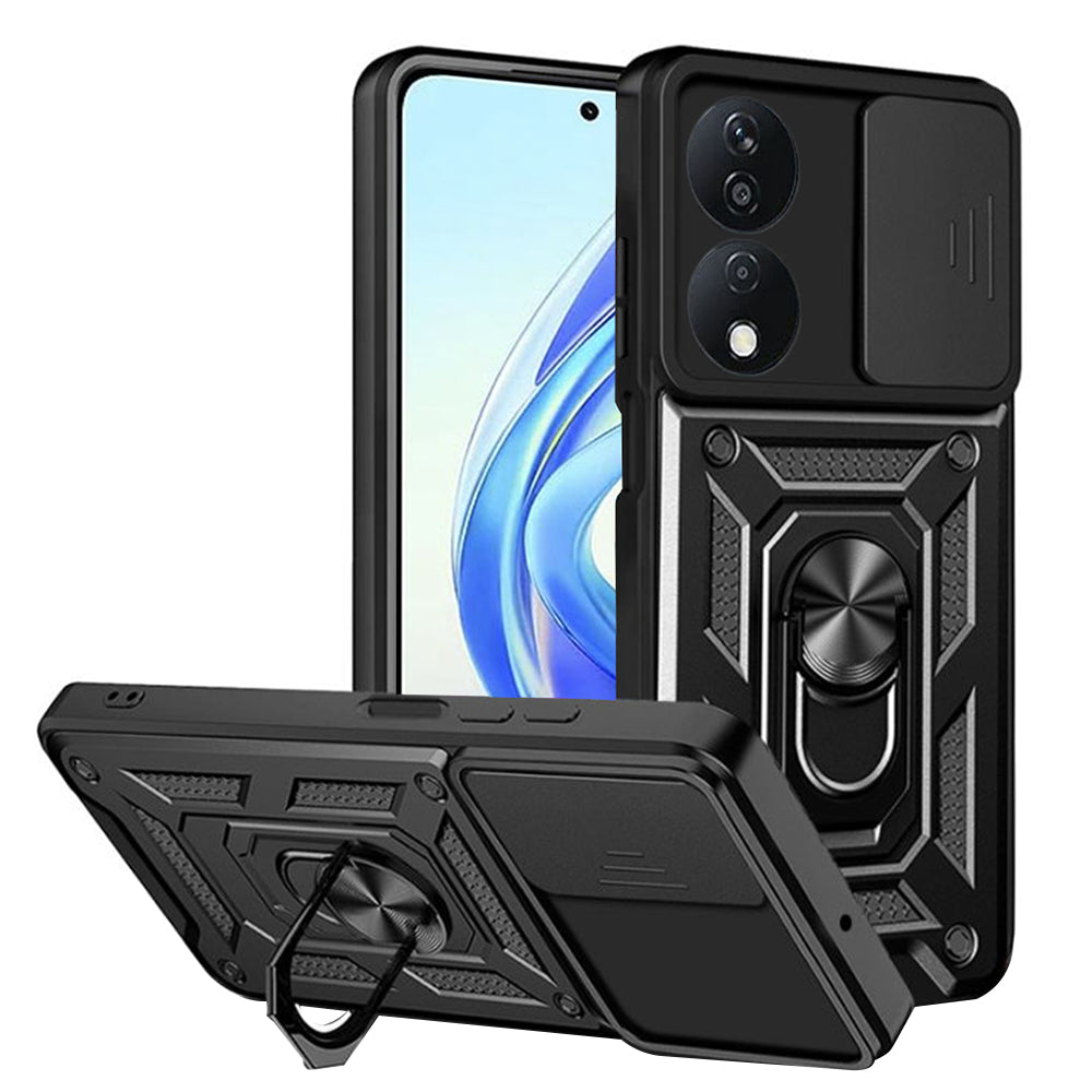 Cover til Honor X7b 5G / 90 Smart / X7b 4G, Techsuit, CamShield, Sort