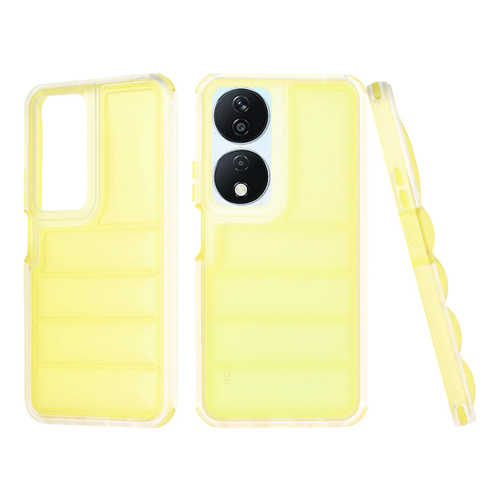 Cover til Honor X7b 5G / 90 Smart / X7b 4G, Techsuit, Wave Shield, Gul