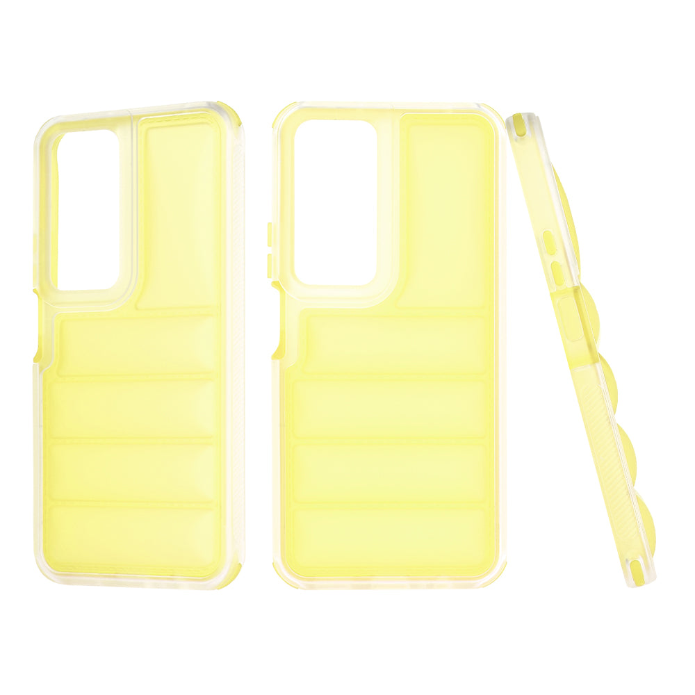 Cover til Honor X7b 5G / 90 Smart / X7b 4G, Techsuit, Wave Shield, Gul