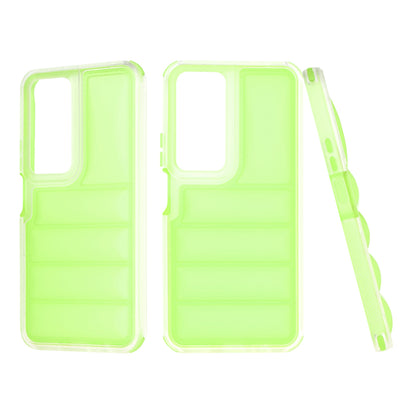 Cover til Honor X7b 5G / 90 Smart / X7b 4G, Techsuit, Wave Shield, Grøn