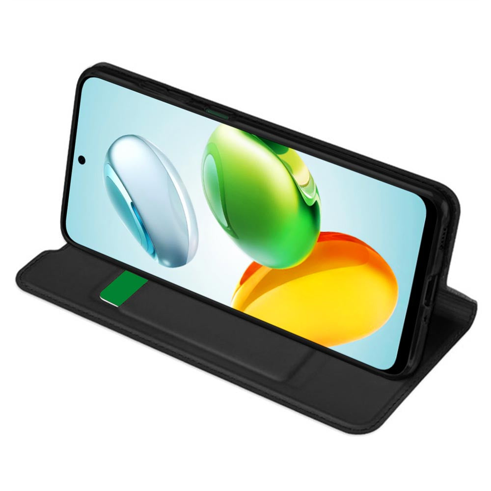 Cover til Honor X7c / 200 Smart, Techsuit, Magskin Book, Sort