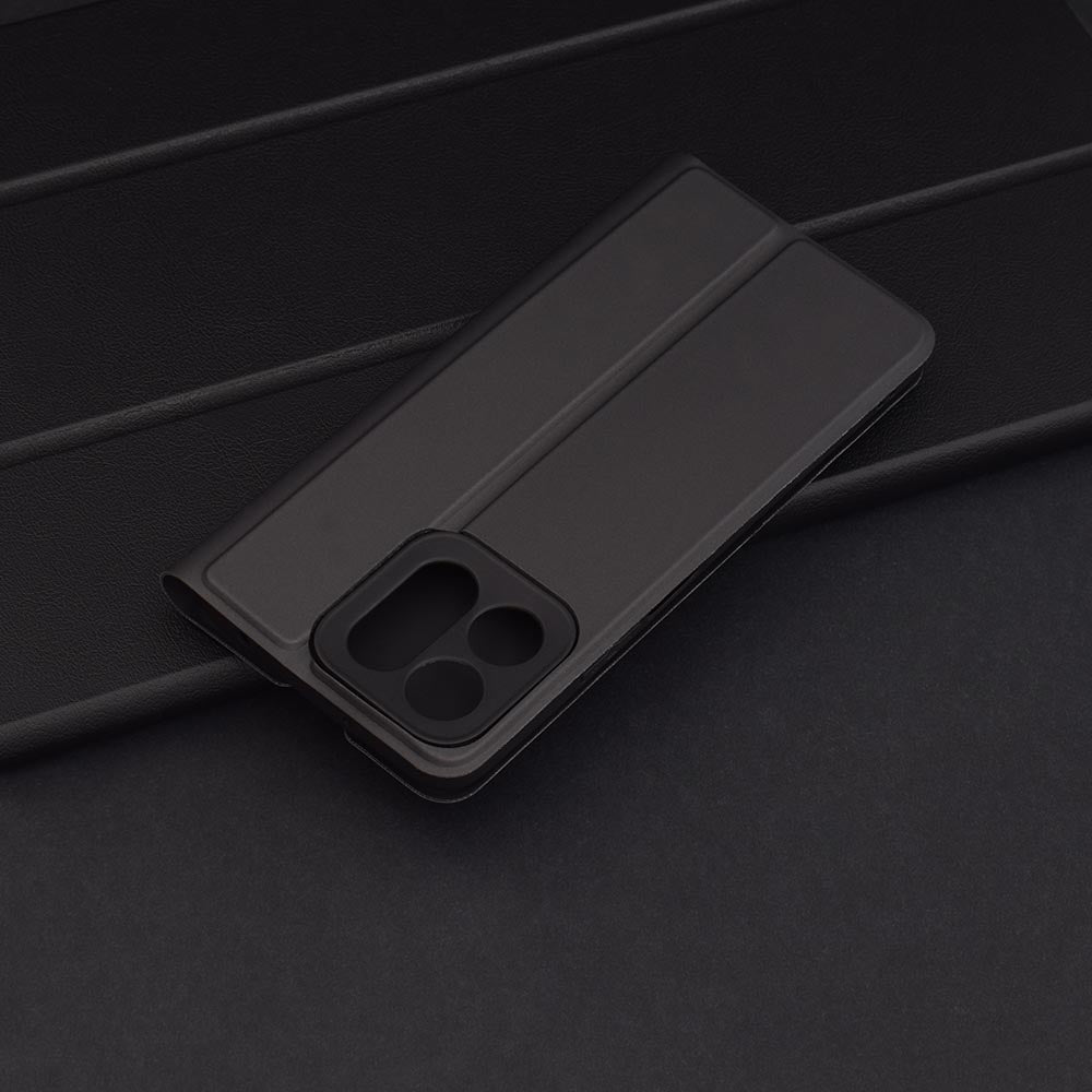 Cover til Honor X7c / 200 Smart, Techsuit, Magskin Book, Sort