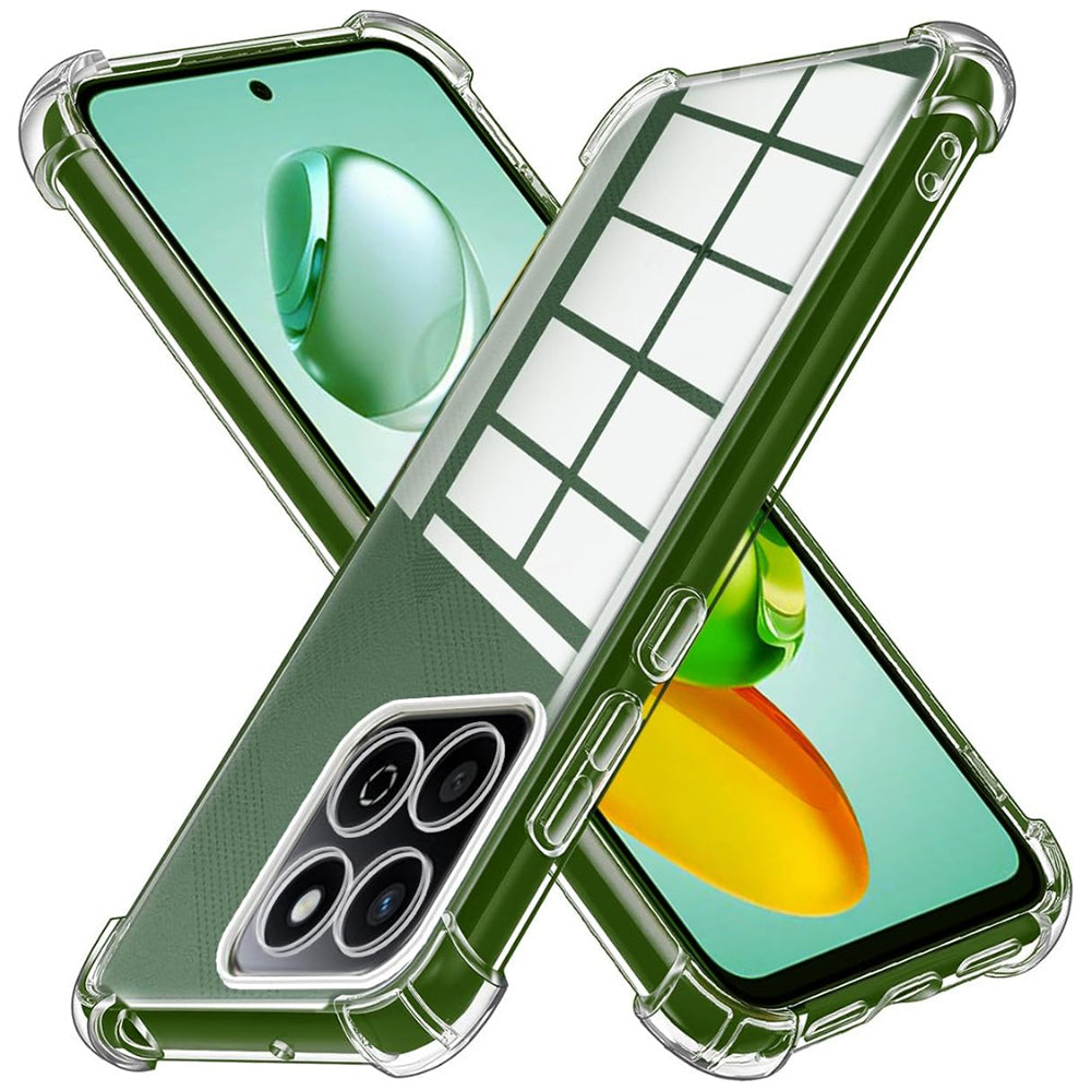 Cover til Honor X7c / 200 Smart, Techsuit, Stødabsorberende Klar, Transparent
