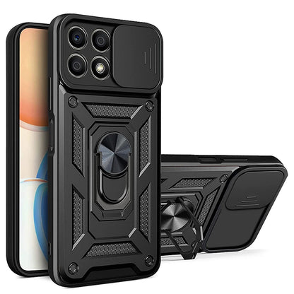 Cover til Honor X8a, Techsuit, CamShield, Sort
