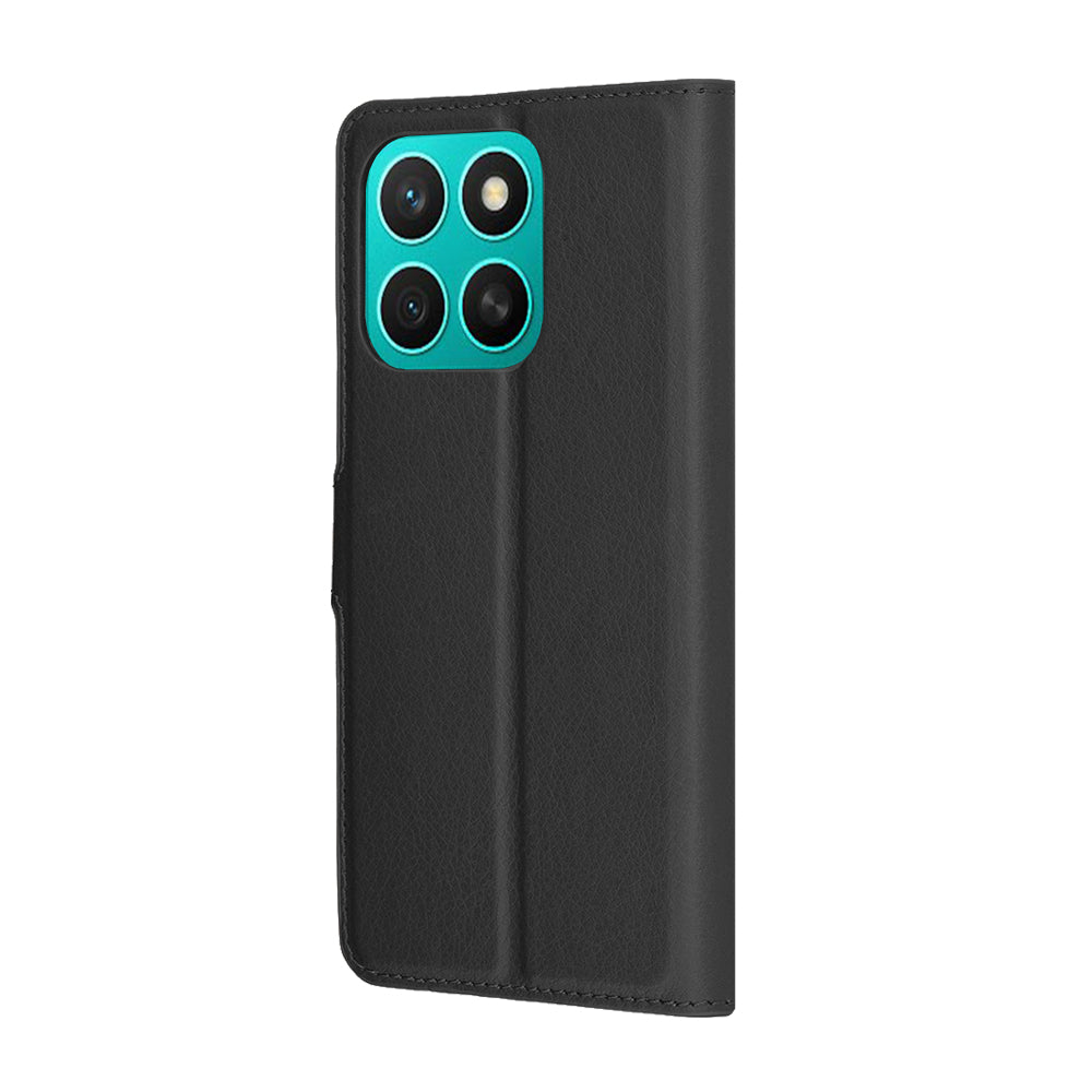Cover til Honor X8c, Techsuit, Leather Folio, Sort