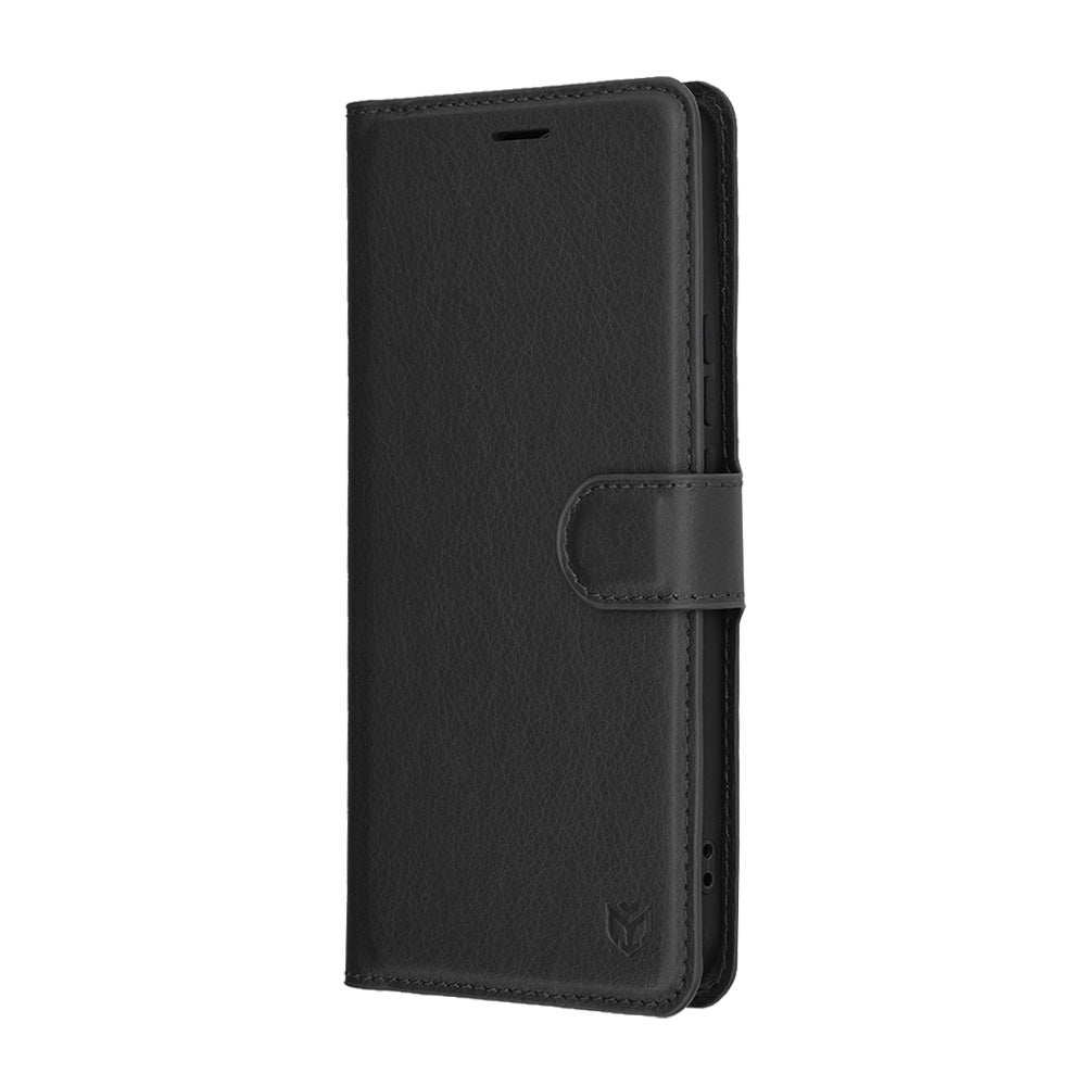 Cover til Honor X8c, Techsuit, Leather Folio, Sort