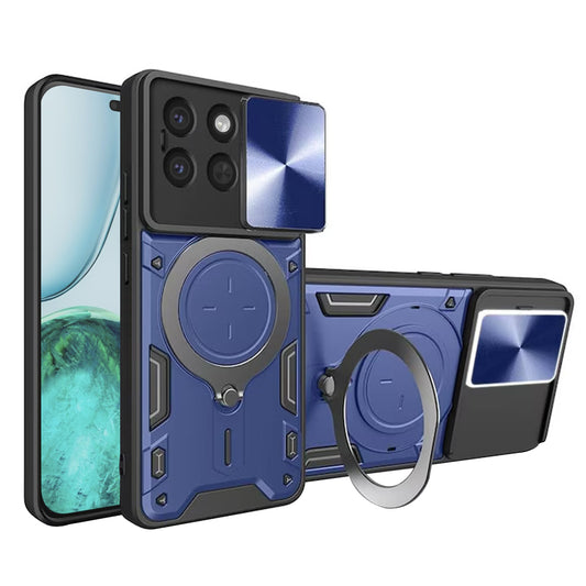 Cover til Honor X8c, Techsuit, CamGuard Pro, Blå