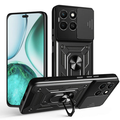Cover til Honor X8c, Techsuit, CamShield, Sort