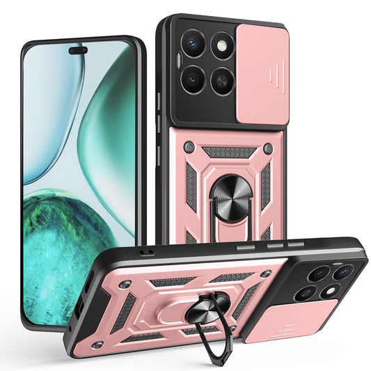 Cover til Honor X8c, Techsuit, CamShield, Pink