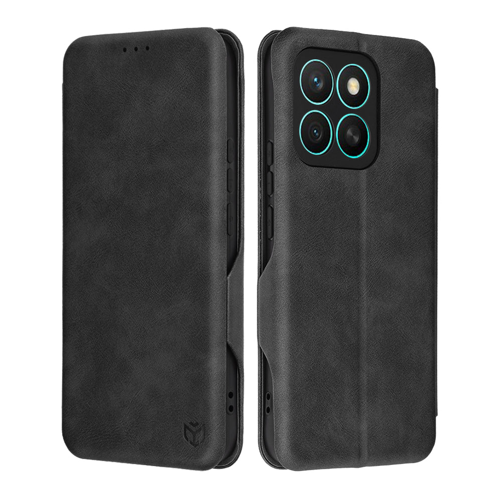 Cover til Honor X8c, Techsuit, Safe Wallet Plus, Sort