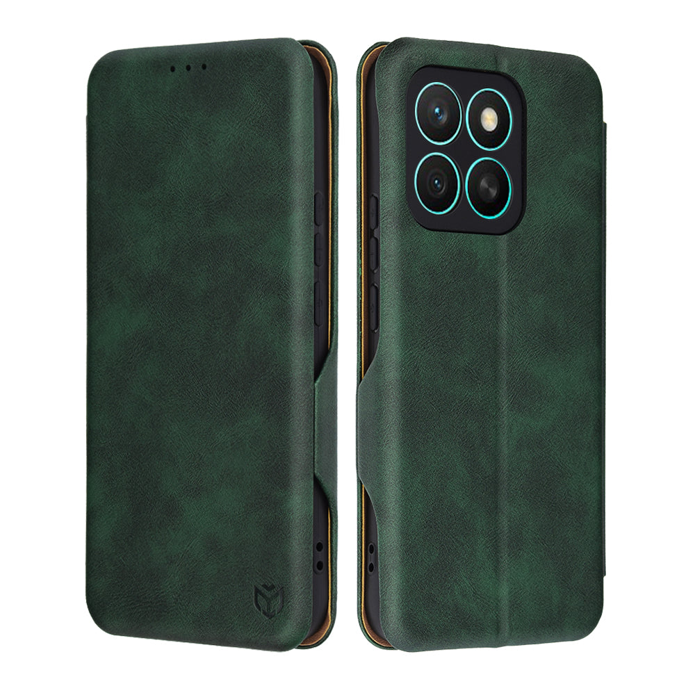 Cover til Honor X8c, Techsuit, Safe Wallet Plus, Grøn