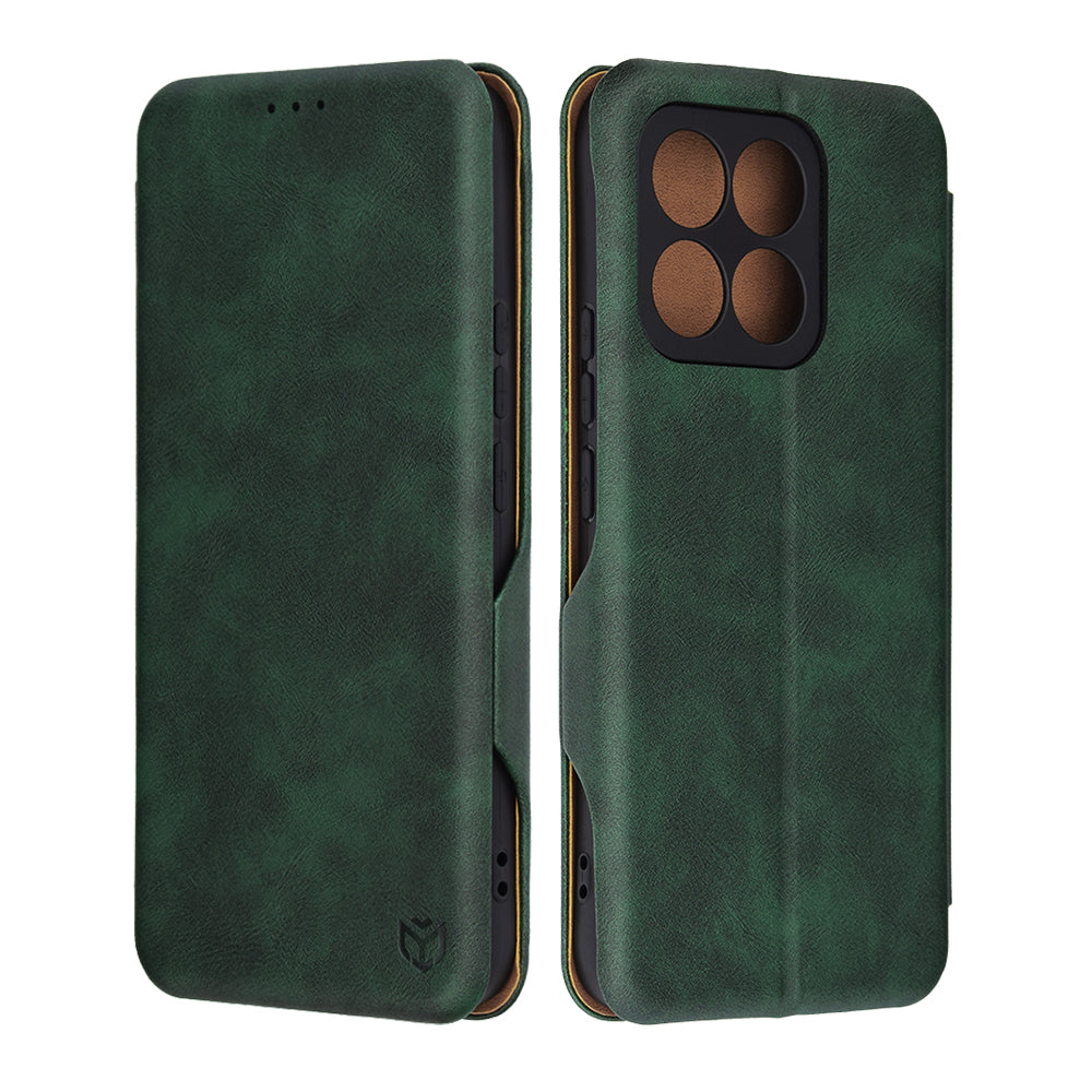 Cover til Honor X8c, Techsuit, Safe Wallet Plus, Grøn