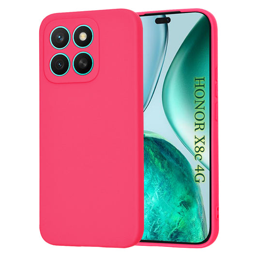Cover til Honor X8c, Techsuit, SoftFlex, Mørk Rosa