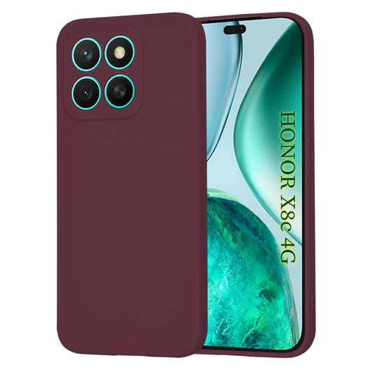 Cover til Honor X8c, Techsuit, SoftFlex, Vinrød