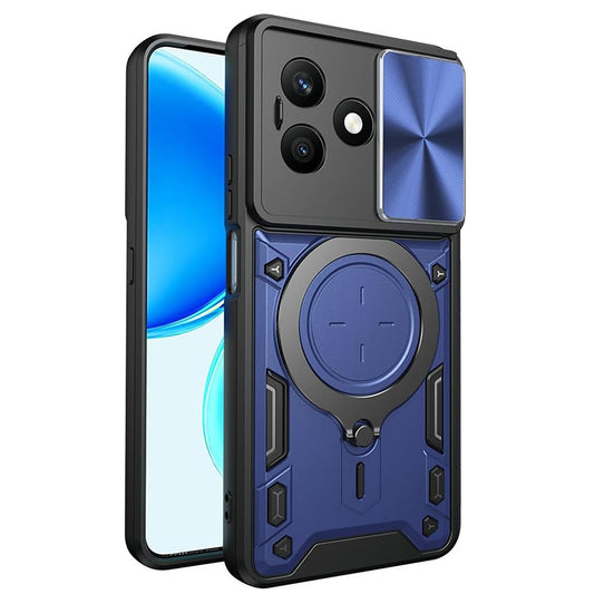 Cover til Honor X8d, Techsuit, CamGuard Pro, Blå