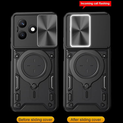 Case for Honor X8d, Techsuit, CamGuard Pro, Black