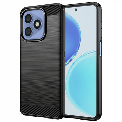 Cover til Honor X8d, Techsuit, Carbon, Sort
