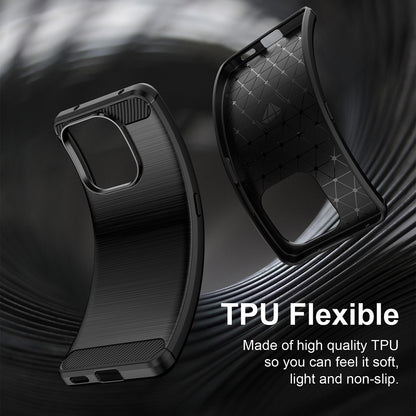 Cover til Honor X8d, Techsuit, Carbon, Sort