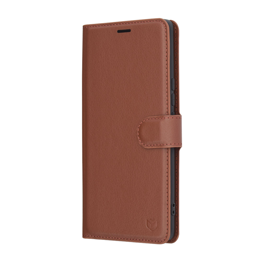 Case for Honor X9c / Magic7 Lite, Techsuit, Leather Folio, Brown