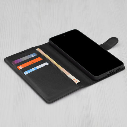 Cover til Honor X9c / Magic7 Lite, Techsuit, Leather Folio, Sort