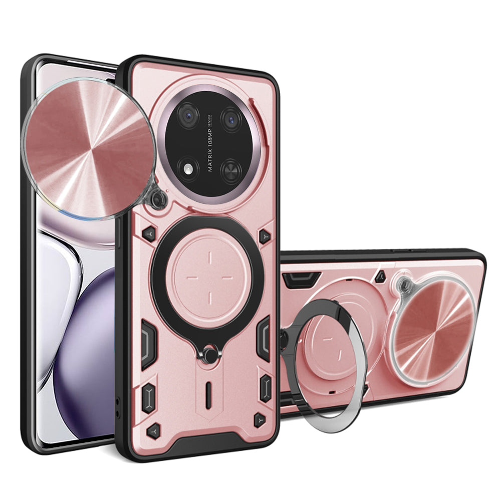 Cover til Honor X9c / Magic7 Lite, Techsuit, CamGuard Pro, Lyserød Guld