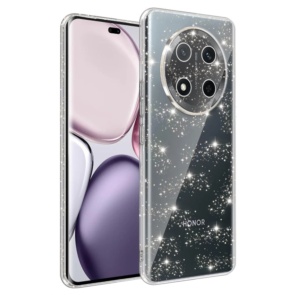 Cover til Honor X9c / Magic7 Lite, Techsuit, SparkleSkin, Transparent