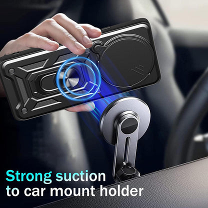 Cover til Honor X9c Smart, Techsuit, CamShield, Sort