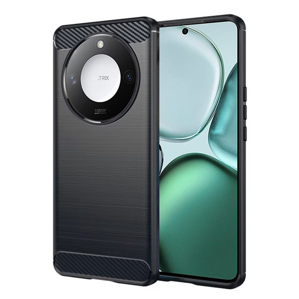 Cover til Honor X9c Smart, Techsuit, Carbon, Sort
