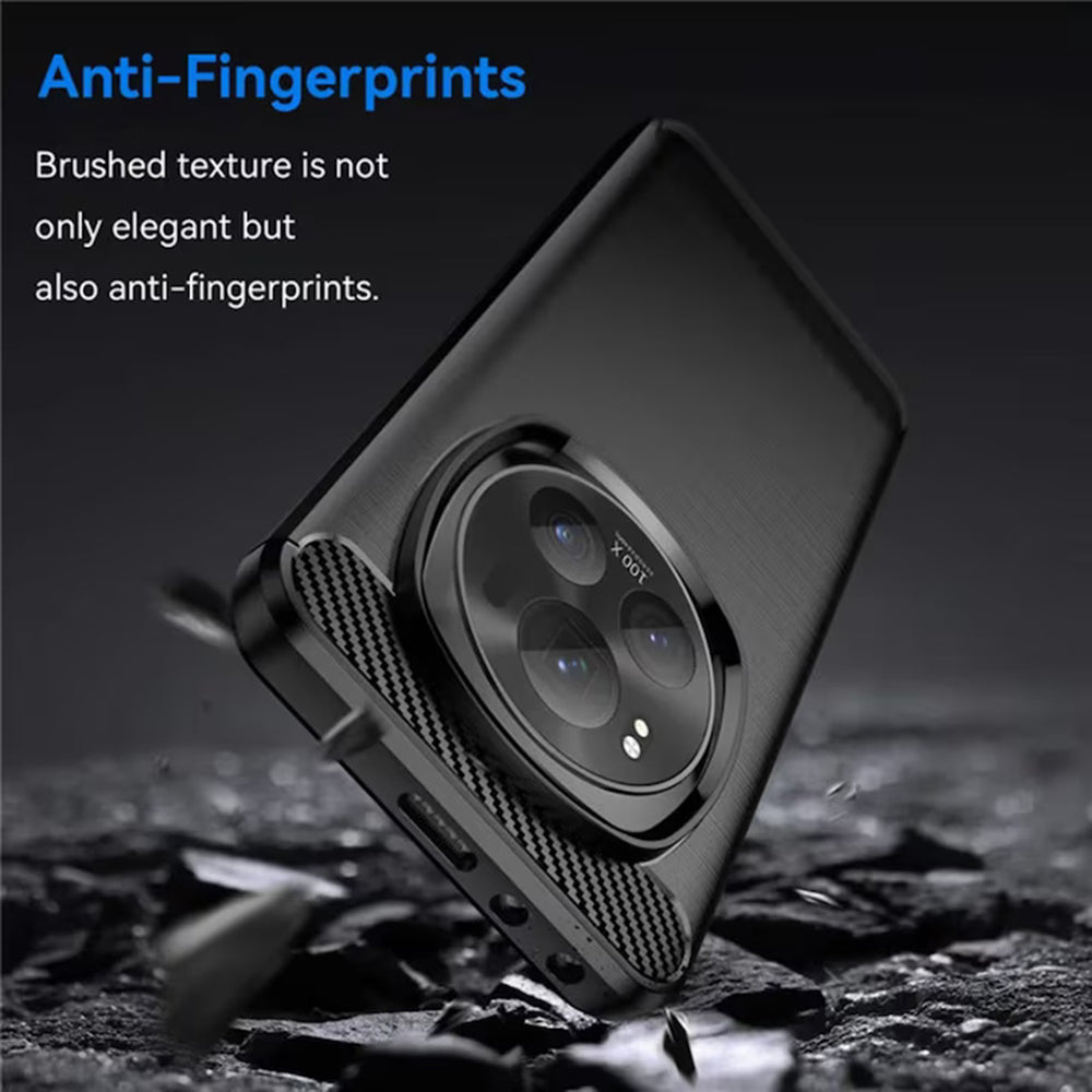 Cover til Honor X9c Smart, Techsuit, Carbon, Sort