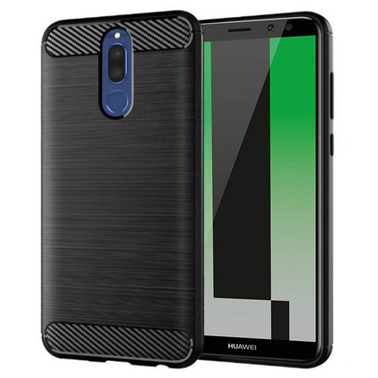 Cover til Huawei Mate 10 Lite, Techsuit, Carbon, Sort