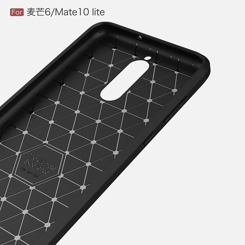 Cover til Huawei Mate 10 Lite, Techsuit, Carbon, Sort