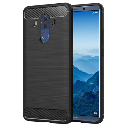 Cover til Huawei Mate 10 Pro, Techsuit, Carbon, Sort