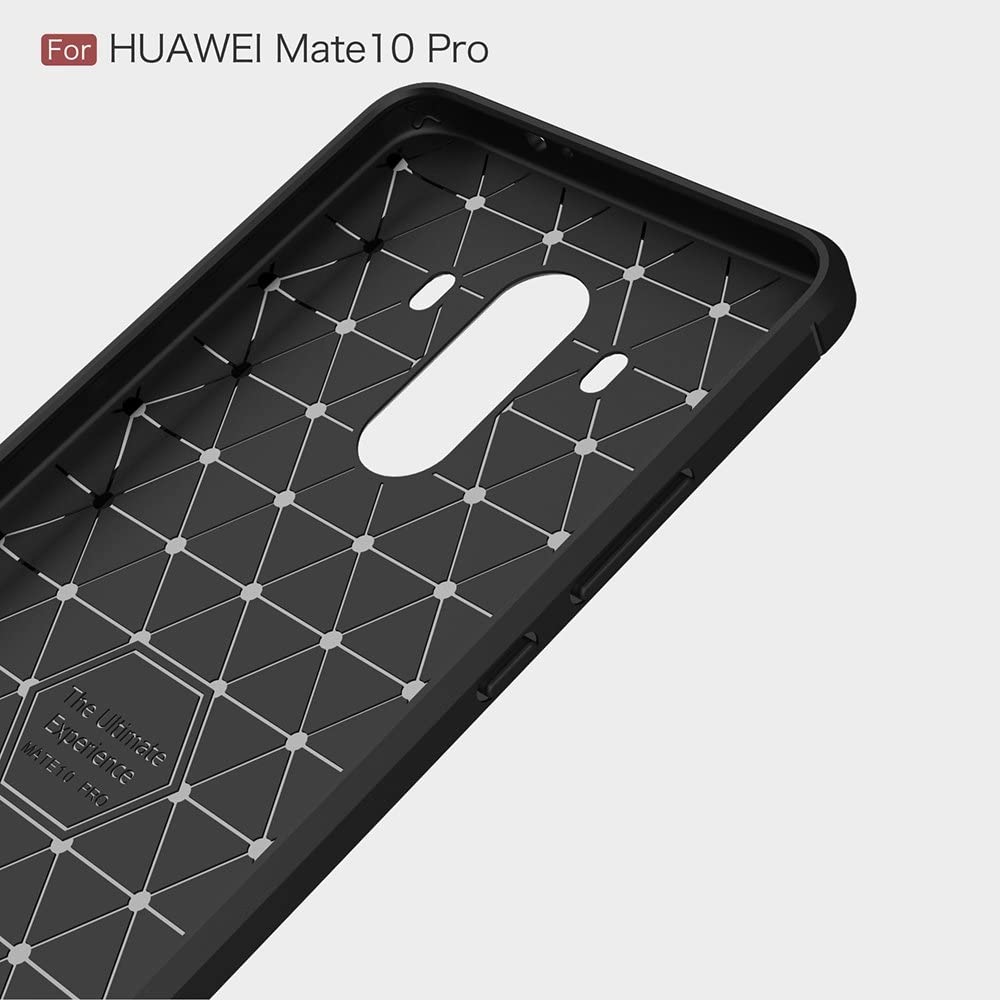 Cover til Huawei Mate 10 Pro, Techsuit, Carbon, Sort
