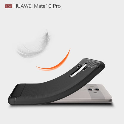 Cover til Huawei Mate 10 Pro, Techsuit, Carbon, Sort