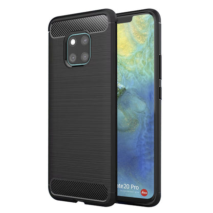 Cover til Huawei Mate 20 Pro, Techsuit, Carbon, Sort