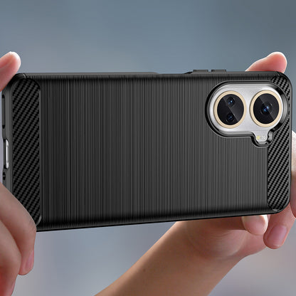 Case for Huawei nova 10 SE, Techsuit, Carbon, Black