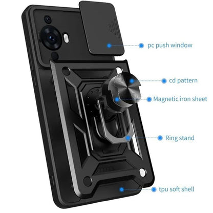 Cover til Huawei nova 12s / nova 11, Techsuit, CamShield, Blå