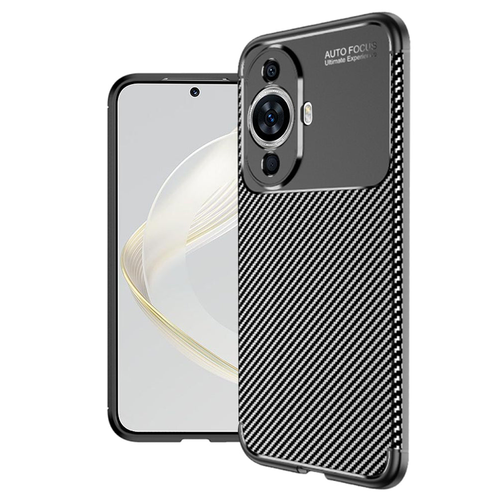 Cover til Huawei nova 12s / nova 11, Techsuit, CarbonFiber, Sort