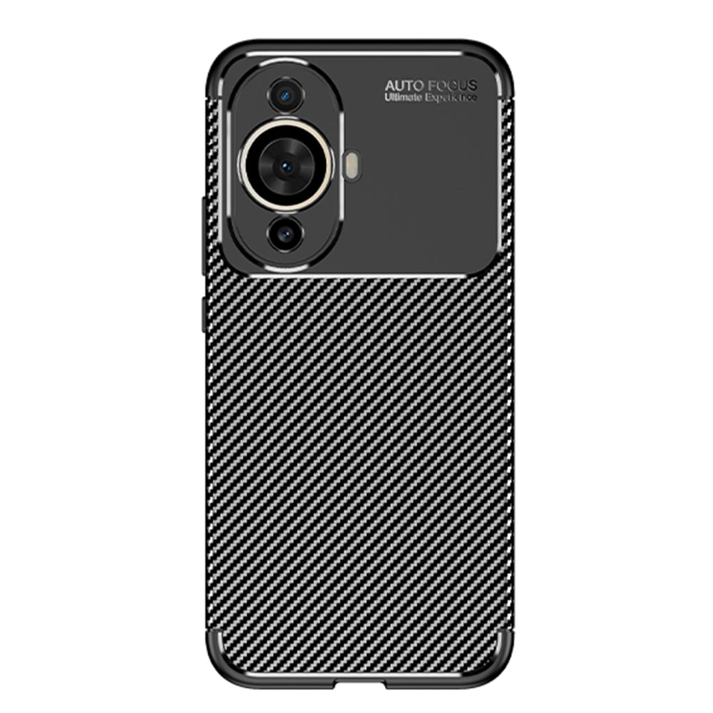 Cover til Huawei nova 12s / nova 11, Techsuit, CarbonFiber, Sort