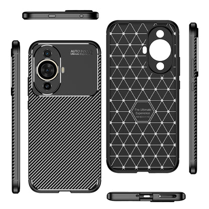 Cover til Huawei nova 12s / nova 11, Techsuit, CarbonFiber, Sort